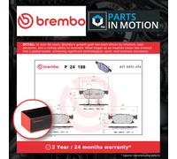 Brake Pads Set fits FORD GALAXY Mk3 TDCi 2.0D Front 2015 on Brembo 1884555 New