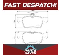 Brake pads P 24 175 BREMBO for FORD FORD USA