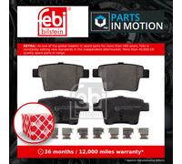 Brake Pads Set fits FORD MONDEO 3.0 Rear 04 to 07 1356392 ME4S7J2M008AB 1521329