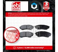 Brake Pads fits Mazda - Febi Bilstein 16739 - Set - OE Matching Quality & Fit