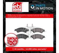 Brake Pads Set fits FORD RANGER TKE TDCi 3.2D Front 2011 on 1723410 AB312L361AB