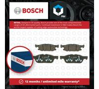 Brake Pads Set fits FORD GALAXY 2.0 Front 2015 on Bosch 1884555 2404736 Quality