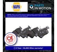 NAPA Rear Brake Pad Set fits Ford Ford Usa