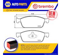 Brake Pads Set fits FORD TOURNEO CONNECT V408 1.0 Front 2013 on Brembo 1882108