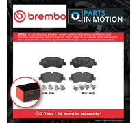 Brake Pads Set fits FORD TOURNEO CUSTOM V362 1.0 Rear 2020 on M1FA Brembo New