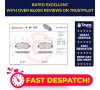 Brake Pads Set fits FORD TOURNEO CUSTOM V362 2.0D Rear 2015 on Brembo 1916327