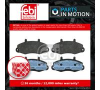 BRAKE PAD SET DISC BRAKE FOR FORD TRANSIT BUS E 4HB 4HC 4FA 4FD FEBI BILSTEIN