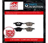 Febi Bilstein 116224 Disc Brake Brake Pad Set Fits Ford Transit Connect 1.5 TDCi