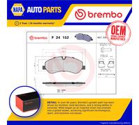 Brake Pads Set fits FORD TRANSIT CUSTOM V362 2.0D Front 2015 on Brembo 1763915