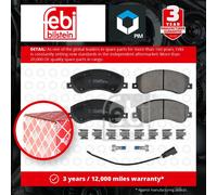 Front Brake Pads Transit Set Kit Fits Ford 1 721 087 Febi 16637