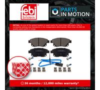 Brake Pads Set fits FORD TRANSIT TDCi 2.4D Rear 06 to 14 1371454 ME6C1J2M008AA