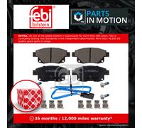Rear Brake Pads Transit Set Kit Fits Ford 1 819 638 Febi 16701