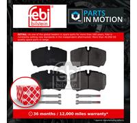 Brake Pads Set fits FORD TRANSIT TDCi 3.2D Rear 07 to 14 1501265 8C1V2M008AA New