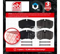 Brake Pads Set fits IVECO DAILY Mk4 3.0 Rear 07 to 11 F1CE0441A 002991667 Febi