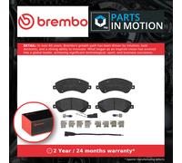 Brake Pads Set fits FORD TRANSIT TOURNEO TDCi 2.2D Front 06 to 14 Brembo 1371403