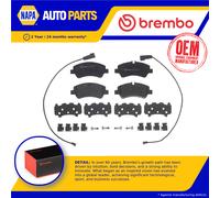 Brake Pads Set fits FORD TRANSIT V363 2.0D Rear 2016 on Brembo 1916327 2006029