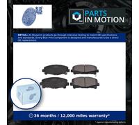 Brake Pads Set fits HONDA ACCORD Mk6, SV4 2.2 Front 94 to 97 F22B1 Blue Print