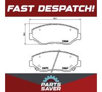 Brake Pads Set fits HONDA CIVIC 1.0 Front 17 to 22 P10A2 Brembo 06450S9AA00 New