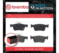 Brake Pads Set fits HONDA CIVIC 1.6D Rear 18 to 22 N16A1 Brembo 43022TBAA02 New