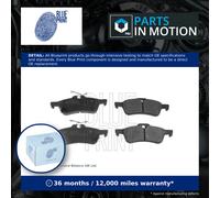 Brake Pads Set fits HONDA CIVIC FK3 1.6D Rear 13 to 16 N16A1 Blue Print Quality