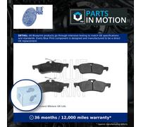 Brake Pads Set fits HONDA CIVIC FK3 1.6D Rear 13 to 16 N16A1 Blue Print Quality