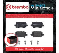 Brake Pads Set fits HONDA CIVIC FN2 TypeR 2.0 Rear 06 to 12 K20Z4 Brembo Quality