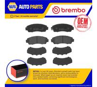 Brake Pads Set fits HONDA CR-V 2.0 Front 2006 on Brembo 40522SHJ415 45022SHJA00