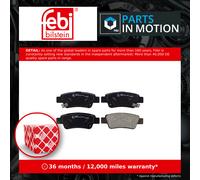 Brake Pads Set Rear 16805 Febi 43022SWWG00 43022SWWG01 43022SWWG02 43022SWWG03