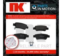 NK Rear Brake Pad Set for Honda CR-V i-DTEC 120 1.6 October 2013 to October 2018