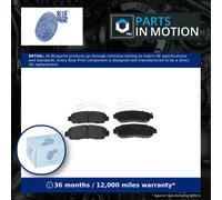 Brake Pads Set fits HONDA CR-V Mk4 RE6 1.6D Front 2015 on N16A4 Blue Print New
