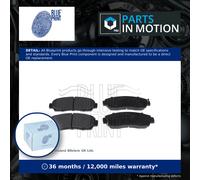 ADL ADH24291 BRAKE PAD SET DISC BRAKE Front