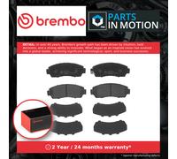 Brake Pads Set fits HONDA CR-V Mk4 RE6 1.6D Front 2015 on N16A4 Brembo Quality