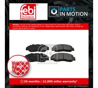 Brake Pads Set fits HONDA PRELUDE 2.2 Front 96 to 01 06450SOKJ11 06450S0AJ00 New