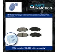 Blue Print Brake Pads Set for Honda Jazz Mk2 1.3 Front (02–08) – 06450SAAB00 New