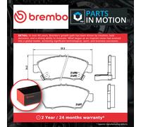 Brake Pads Set fits HONDA JAZZ Mk2 1.4 Front 06 to 08 Brembo 06450S2G000 Quality