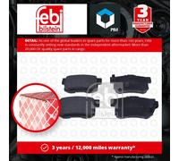 Brake Pads Set fits HONDA S2000 AP, AP1 2.0 Rear 1999 on 06430S2A000 06430S5AE50
