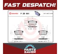 Brake Pads Set fits HONDA STEPWGN DBA-RK 2.0 Rear 09 to 15 R20A1 Brembo Quality