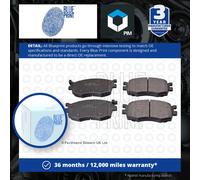 Brake Pads Set fits KIA RIO Mk2 1.6 Front 05 to 11 G4ED Blue Print 581011GA00