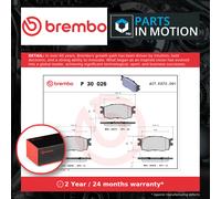Brake Pads Set fits HYUNDAI ACCENT MC, RB 1.4 Front 05 to 12 Brembo 581011GA00