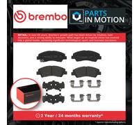 Brake Pads Set fits HYUNDAI i10 AC3 1.2 Front 2013 on Brembo 58101B4A00 Quality
