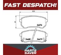 Brake Pads Set fits HYUNDAI i10 PA 1.0 Rear 11 to 17 G3LA Brembo 583020XA00 New