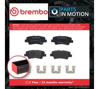 Brake Pads Set fits HYUNDAI i30 GD, PD, PDE 1.4 Rear 2011 on Brembo 583022VA35