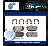 Brake Pads Set fits HYUNDAI i40 VF 1.6 Front 15 to 19 G4FD Blue Print 58101G3A10