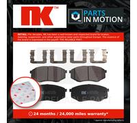 NK Front Brake Pad Set for Kia Soul CVVT G4FG 1.6 February 2014 to February 2018