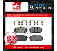 Brake pads Front Axle 116333 FEBI BILSTEIN for HYUNDAI KIA