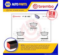 Brake Pads Set fits HYUNDAI LANTRA J-1, J-2, XD 1.6 Rear 90 to 06 With ABS New