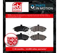 Brake Pads Set fits HYUNDAI MATRIX FC 1.8 Front 02 to 07 G4GB 5810117A10 Febi