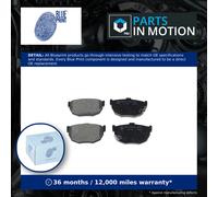 Blueprint ADG04222 Brake Pad Set Fits Hyundai Coupe 1.6 i 16V 1.6 16V 2.0 16V
