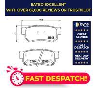 Brake Pads Set fits HYUNDAI TRAJET FO 2.7 Rear 00 to 08 G6BA Brembo 4841321B10