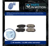 Brake Pads Set fits KIA OPIRUS GH 3.8 Front 2006 on G6DA Blue Print 581013FA11